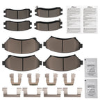 Set of 4 Front & Rear Ceramic Brake Pads for Oldsmobile Aurora Intrigue (1997–2003)