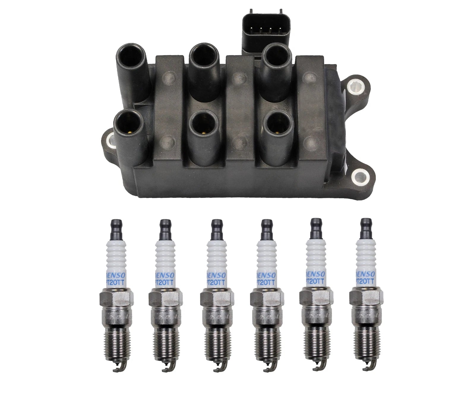 Denso Ignition Coil & Spark Plug Kit for Mazda B3000 (1998–2006)