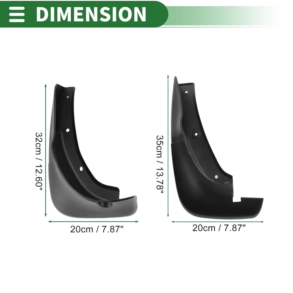 Set of 4 Mud Flaps Splash Guards for Lexus RX300 (1998–2003)