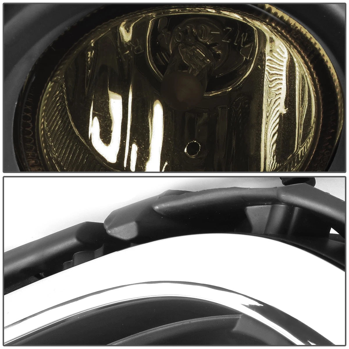 Pair of Fog Lights with Switch & Harness for Mazda 6 (2014–2016) - Smoked Lens, Chrome Bezel