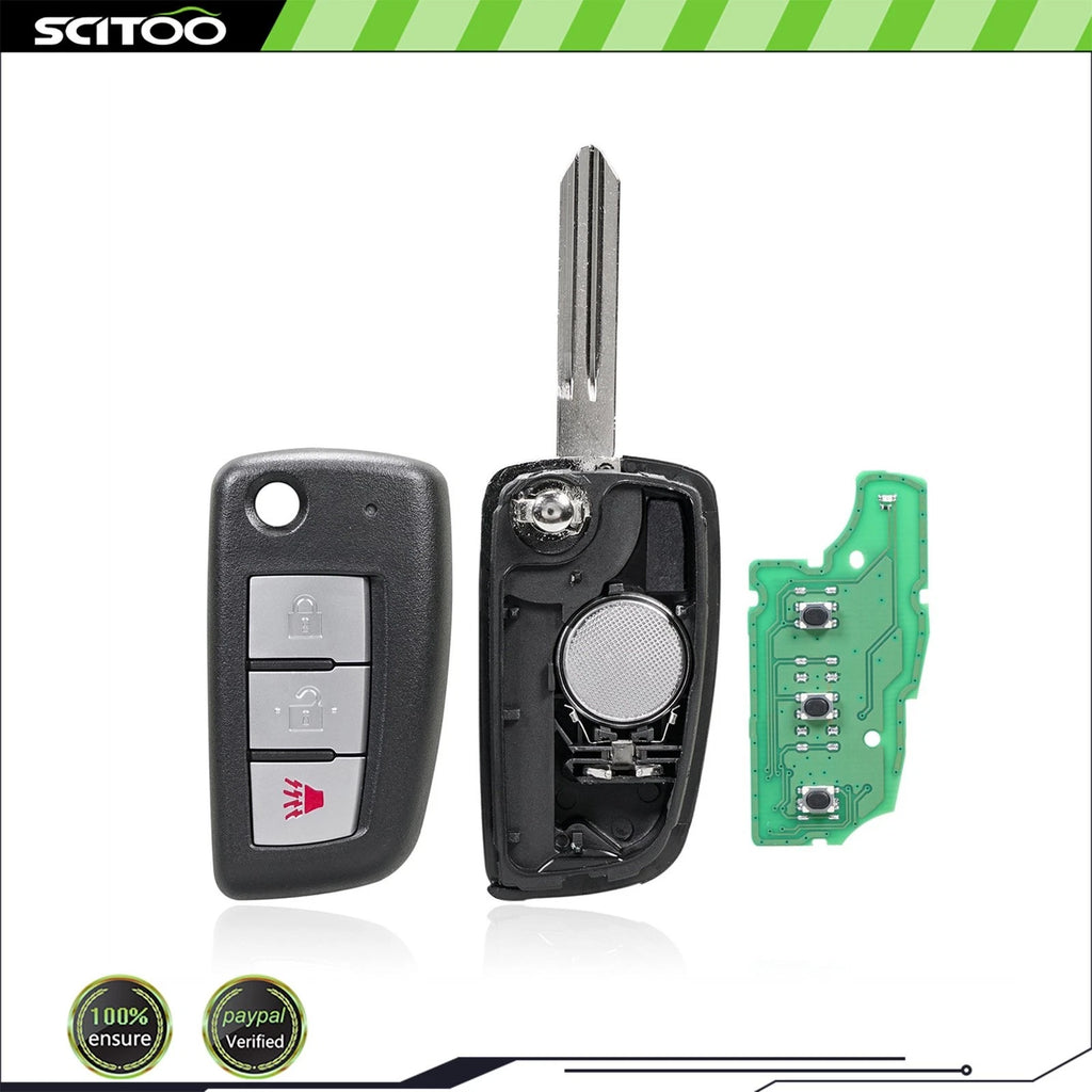2Pcs Remote Key Fob for Nissan Murano (2003–2008) KBRASTU15