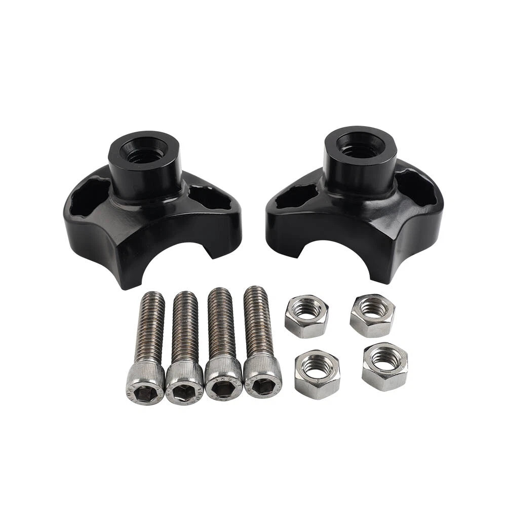 CNC 1" Handlebar 1-1/2" Risers for Harley Dyna Heritage Softail Sportster