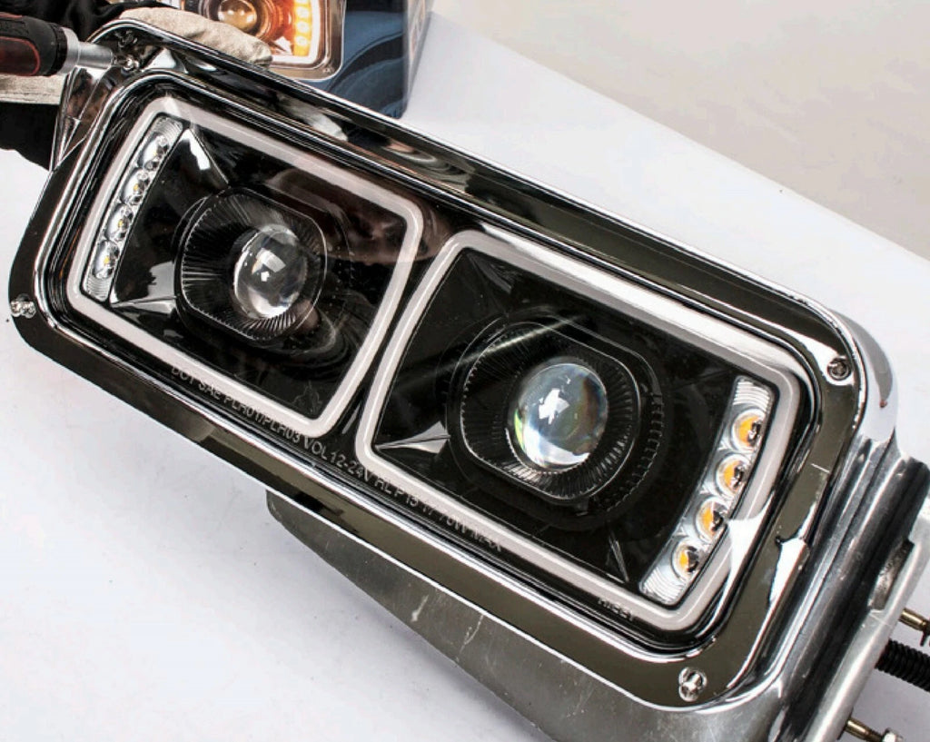 High Power LED Headlights Blackout with LED Turn Signals for Subaru Outback (2020–2024)