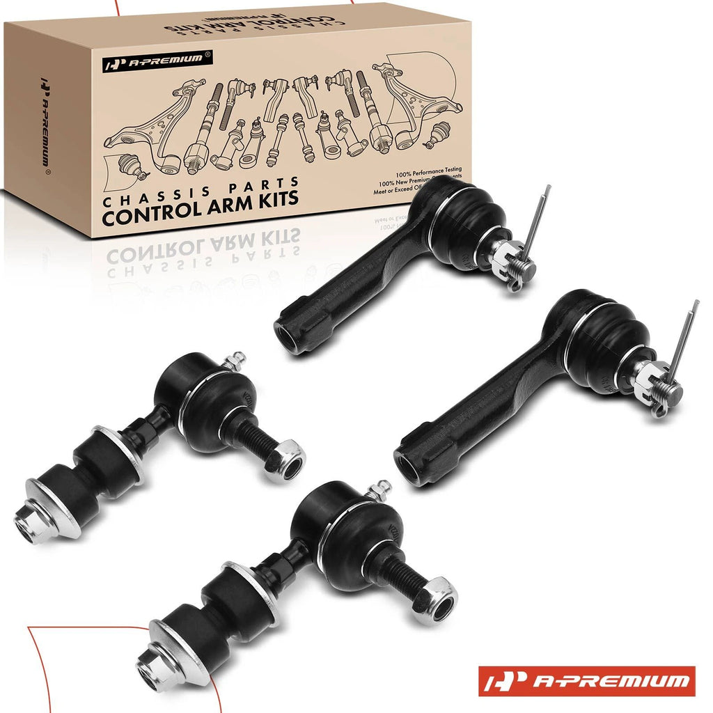 Set of 4 Front Sway Bar Link Outer Tie Rods for Nissan Sentra (1986–2006)