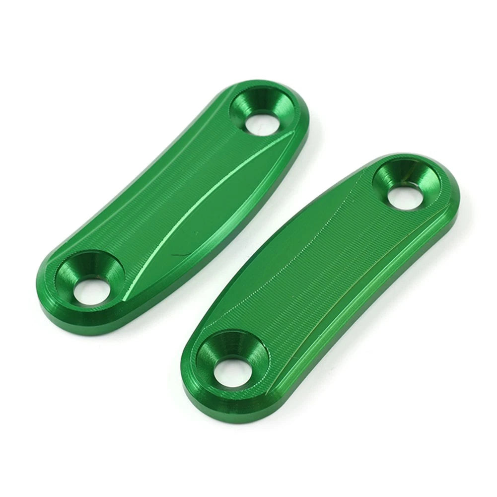 Mirror Block Off Base Plates for Kawasaki ZX-10R (2011–2015)