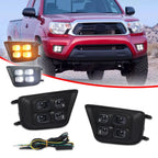 LED Fog Light Bezel Assemblies for Toyota Tacoma (2012–2015)