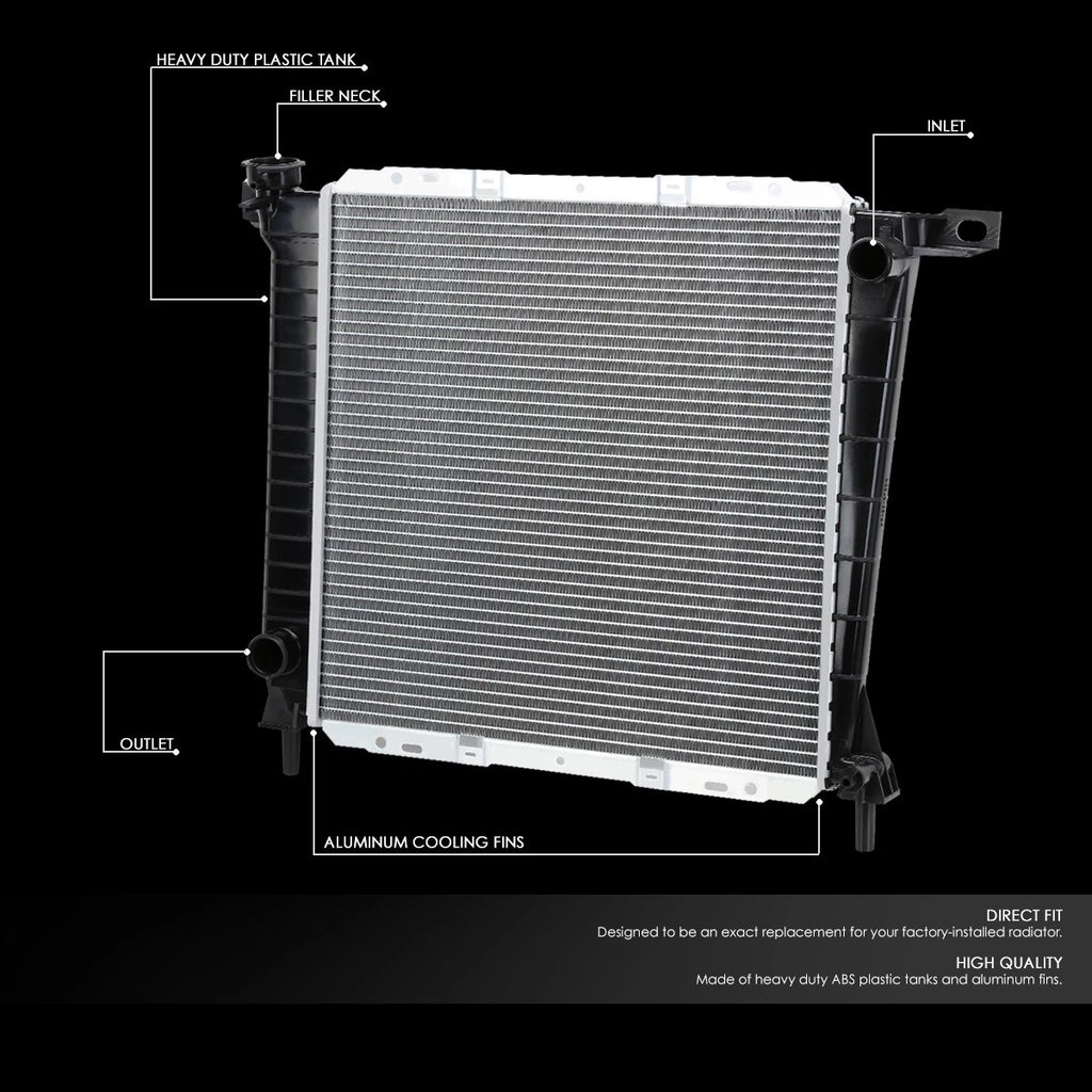 Aluminum Cooling Radiator for Ford Ranger/Explorer (1985–1994) DPI 897