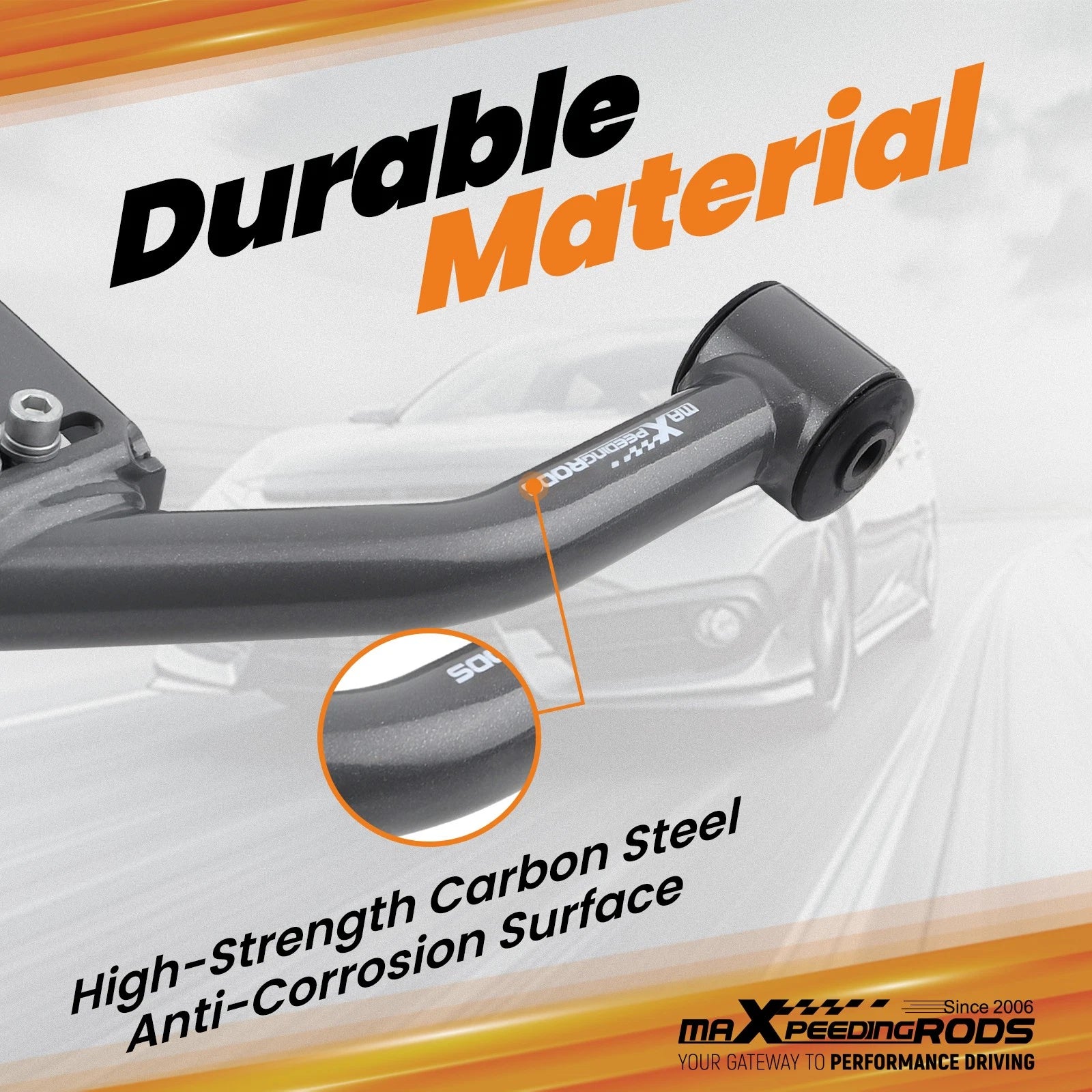 2X Adjustable Front Camber Kit Upper Control Arms for Honda CR-V (1997–2001)