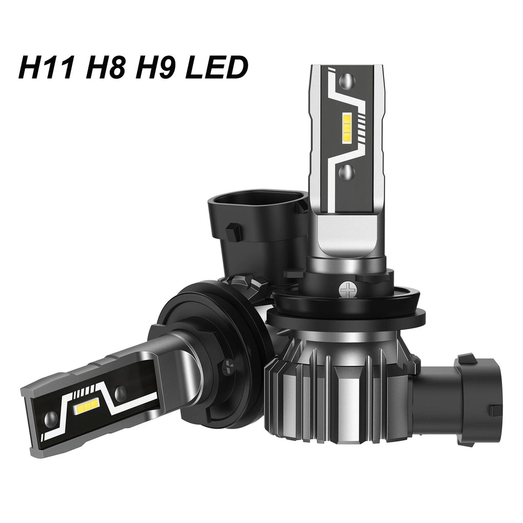 2X H11 H8 H9 LED Headlight Kit for 6500K Super Bright