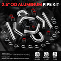 2.5" OD 180 Degree U-Bend Intercooler Pipe Turbo Hose for