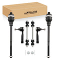 Outer Inner Tie Rods Sway Bar Links Kit For 1999-2006 2007 Chevy Silverado 1500