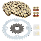 Gold Drive Chain + Drive Sprocket for Yamaha Raptor 700 (2006–2024)