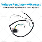 Voltage Regulator with Harness for Exmark Quest Radius E S Series (136-7879)