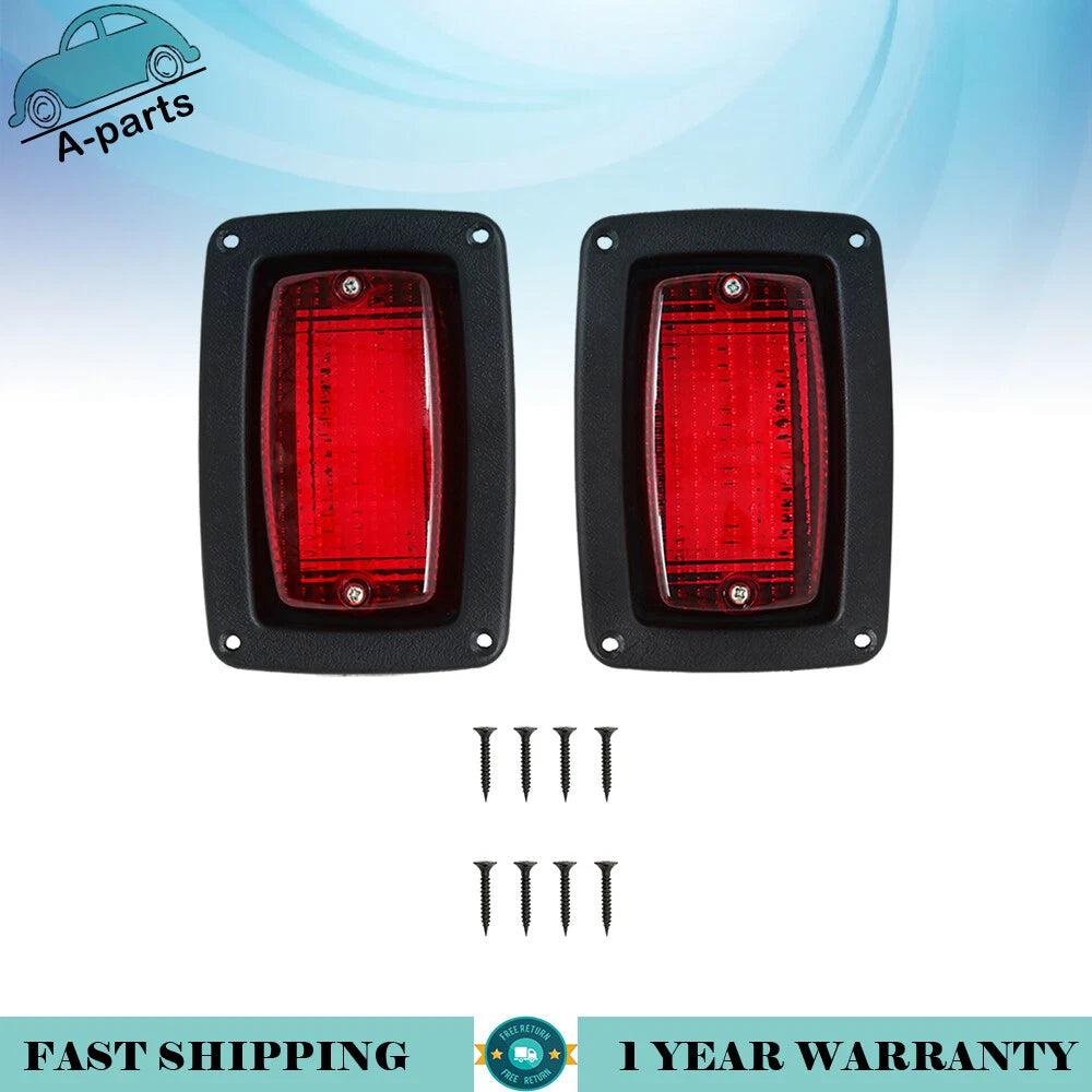 2X LED Tail Lights for Club Car DS (Year Range Not Specified)