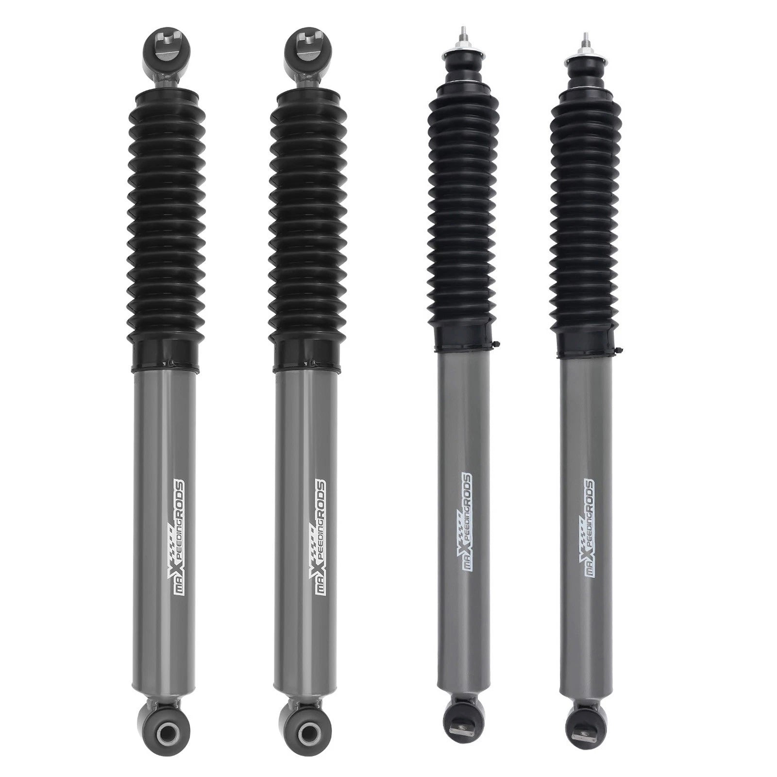 Off-Road Lift Shock Set for Jeep Wrangler TJ (1997–2006) 3.5-4.5" Front, 0-3" Rear