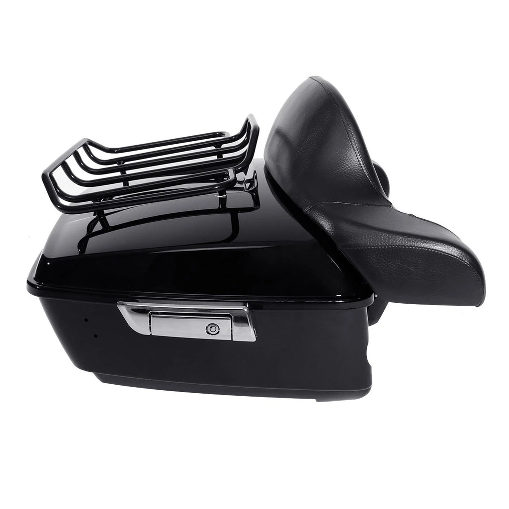 Trunk Luggage Backrest Solo Mount Rack Plate for Harley Touring (2014–2026)