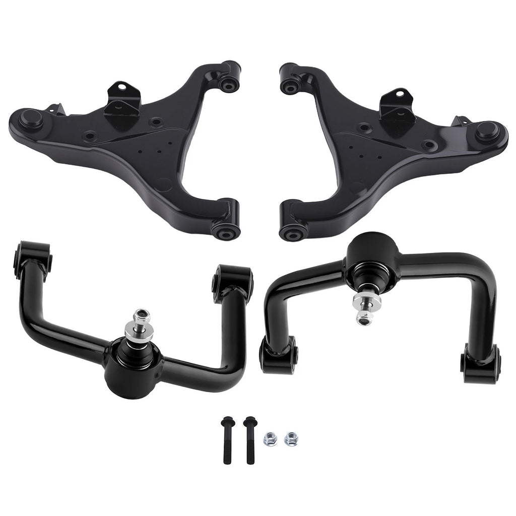 Set of 2 Front Upper Lower Control Arms for Nissan Armada Titan (2004–2015)