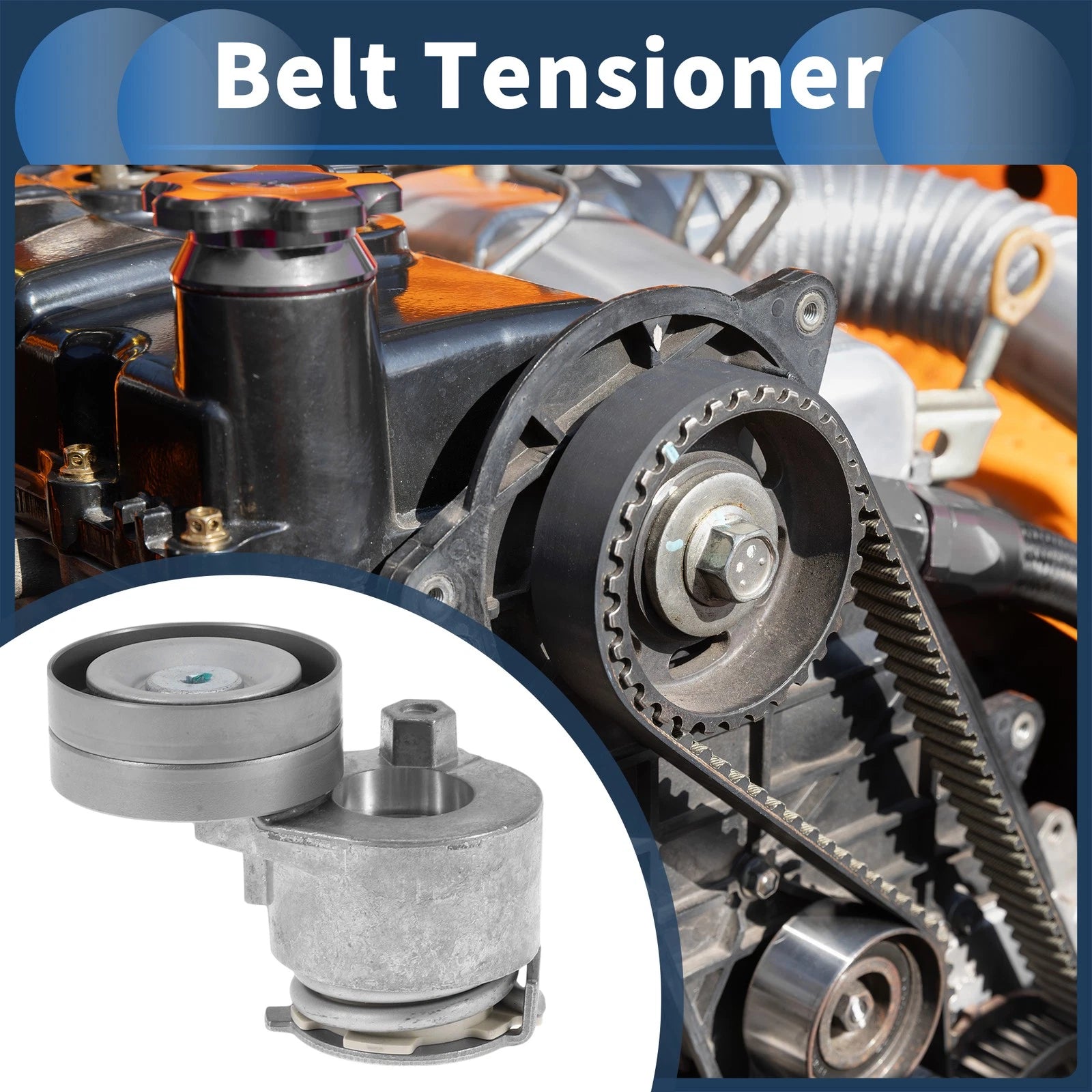 Belt Tensioner for Nissan Interstar (2002–2012) No. 1175000QAA Metal 1 Pc