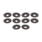 Set of 10 Flap Discs 4.5" 40 Grit for Sanding and Grinding