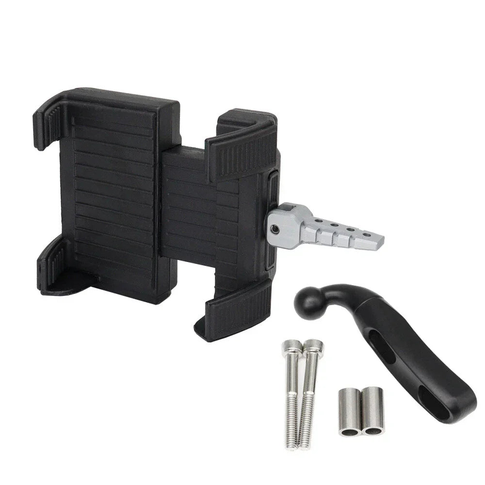 Black Phone Holder Mount for Honda Gold Wing GL1800 F6B (2018-2024)