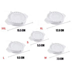 5 Piece Dumpling Making Tool Set with Multiple Size Molds