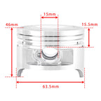 Cylinder Piston Top End Kit for Chinese 200cc ATV Quad Dirt Bike (Loncin CG200 A9)