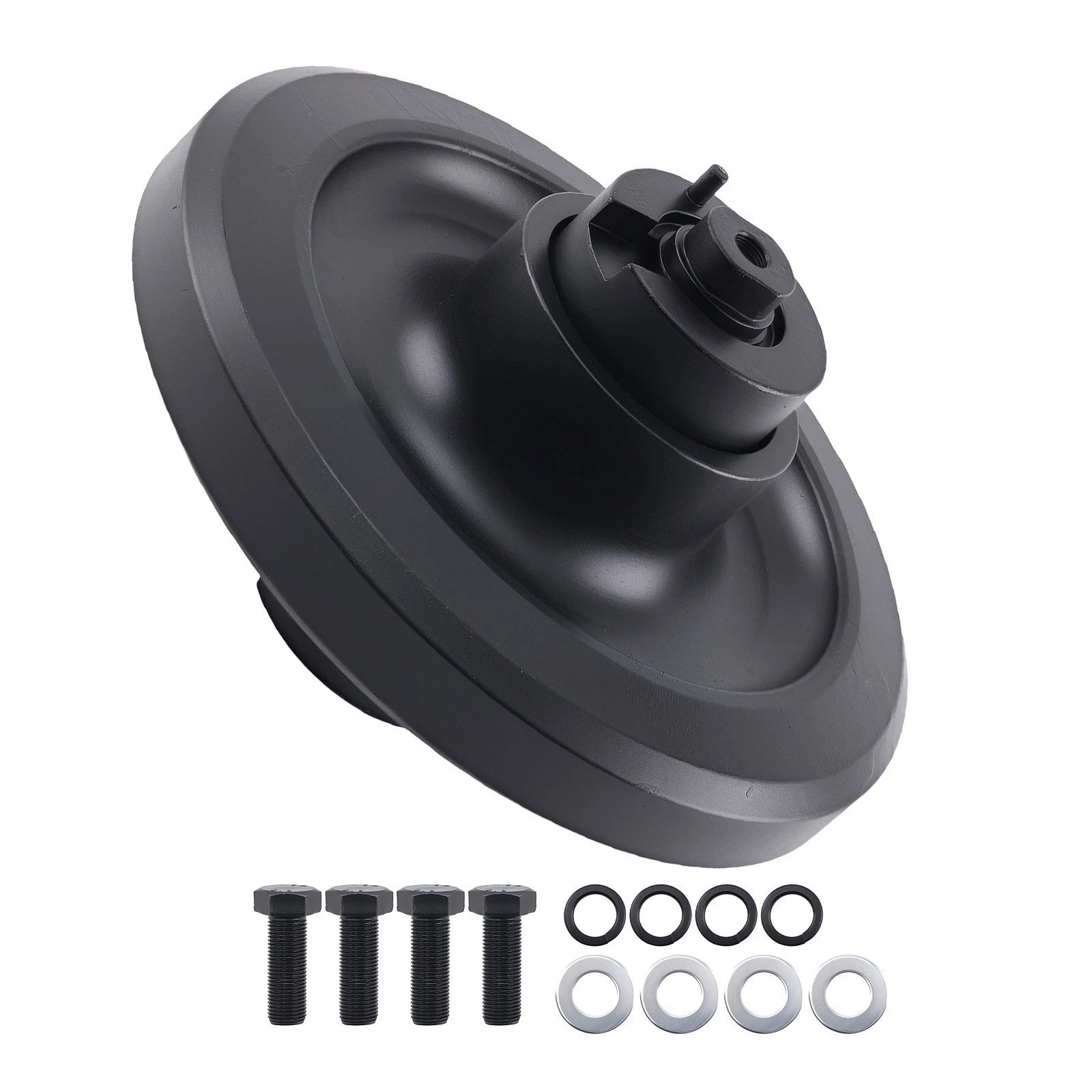 Black Steel Rear Idler Roller for Kubota SVL Series (2014–2023)