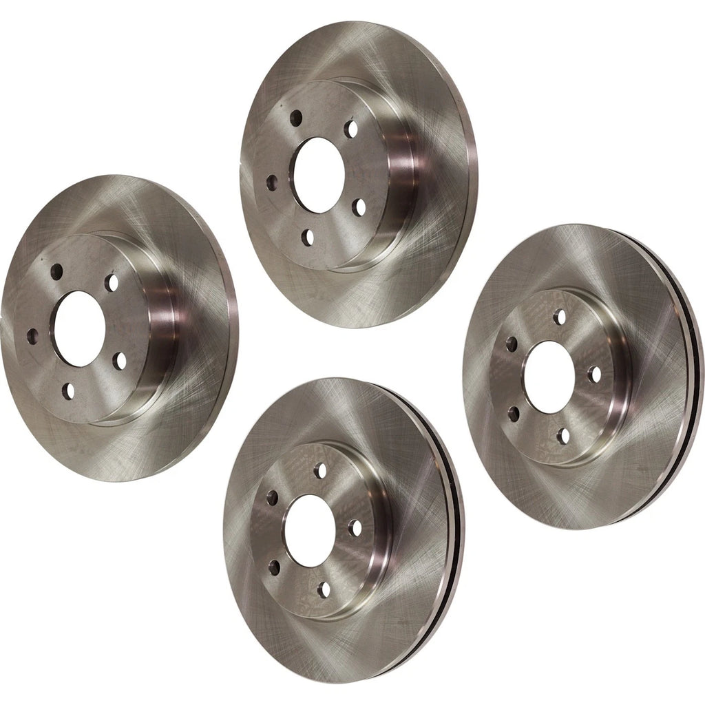 Set of 4 Brake Disc Rotors for Chevy Malibu Pontiac G6 (2006–2007)