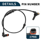 Front Right ABS Wheel Speed Sensor for Mercedes-Benz E-Class W212 (2009–2016) No.A2129052002
