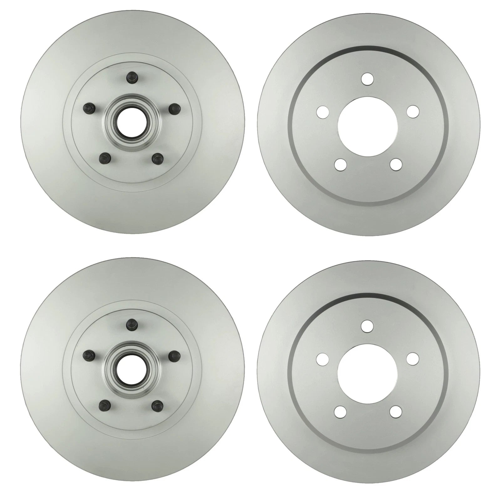 Disc Brake Rotors Kit for Ford (304.9mm Front, 285mm Rear)
