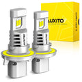 H13 9008 LED Headlight Bulbs for Cars (6500K White, Set of 2)