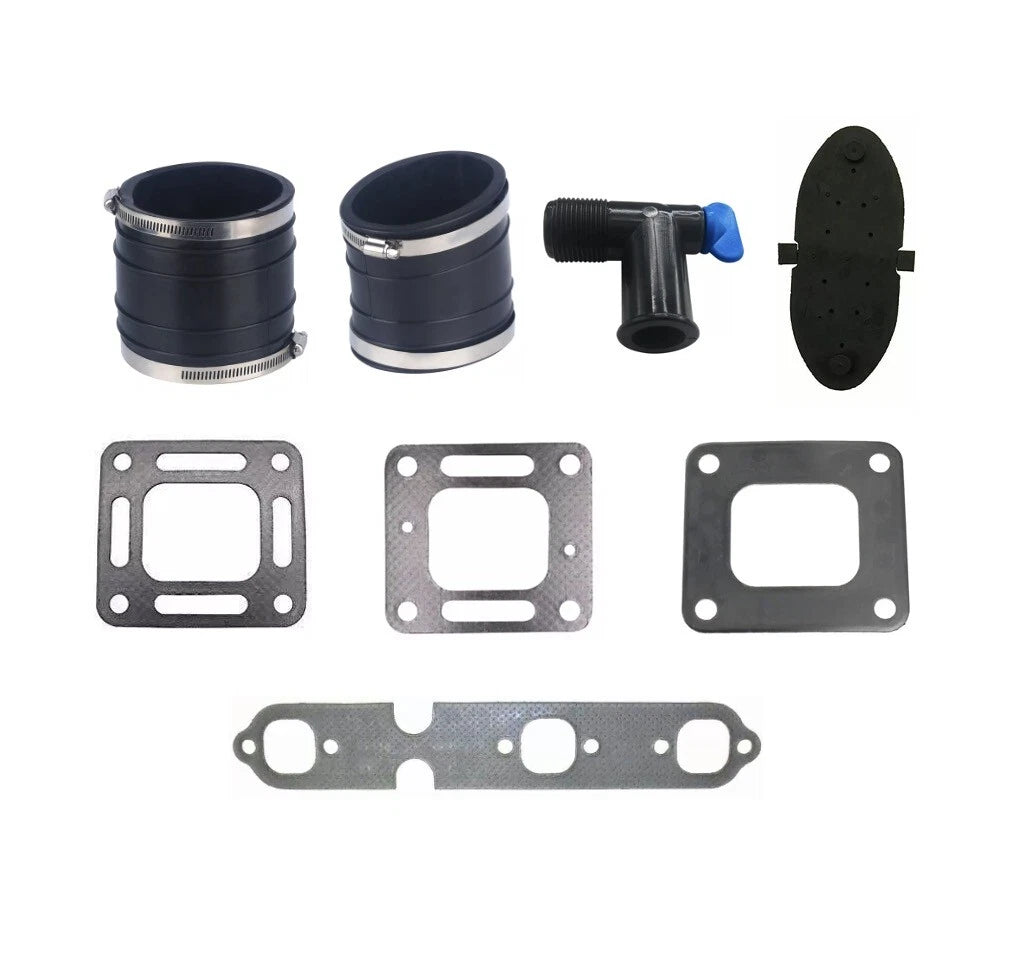 Exhaust Manifold Bellow Tube Kit for MerCruiser GM V6 (4")