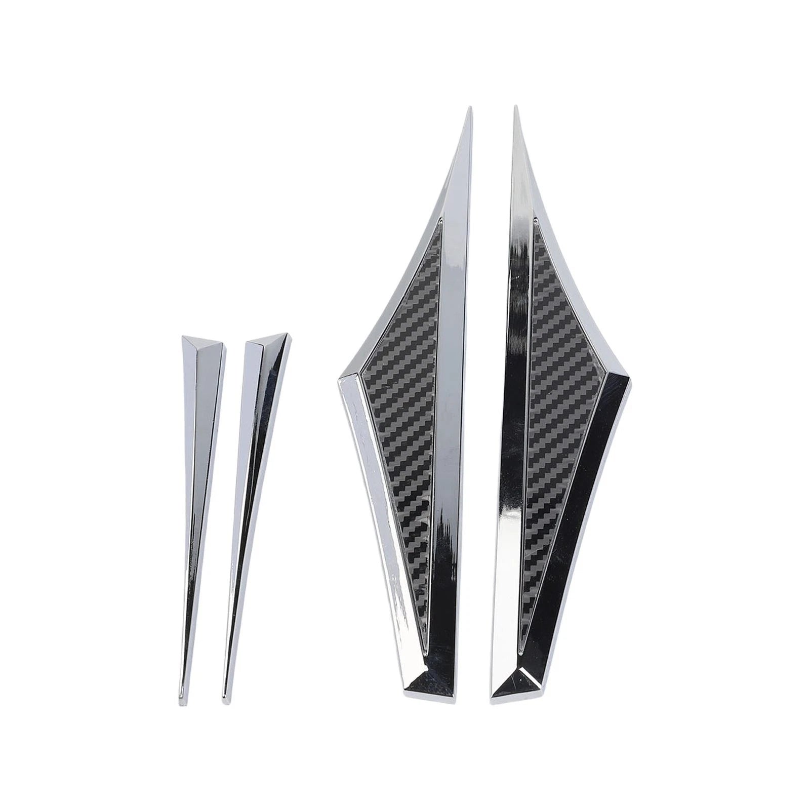 2X Side Door Wing Emblem Badge Stickers for