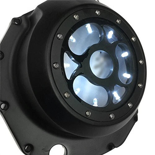 White LED Engine Clutch Cover for Suzuki GSX1300R Hayabusa (1999–2020)