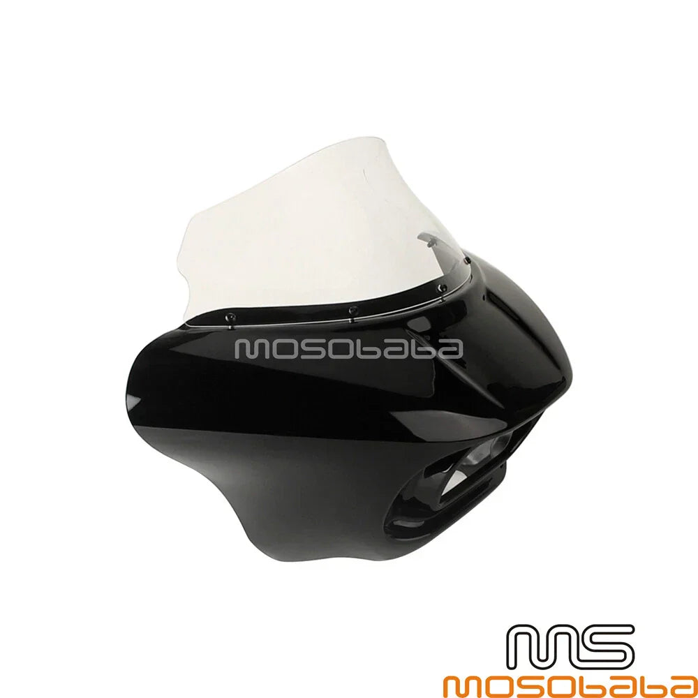 9" Headlight Fairing Windshield for Harley Softail Fat Bob FXFB FXFBS (2018-2019)