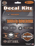 Decal Kit for Harley Davidson Motorcycle (Willie G Skull, Let's Ride)