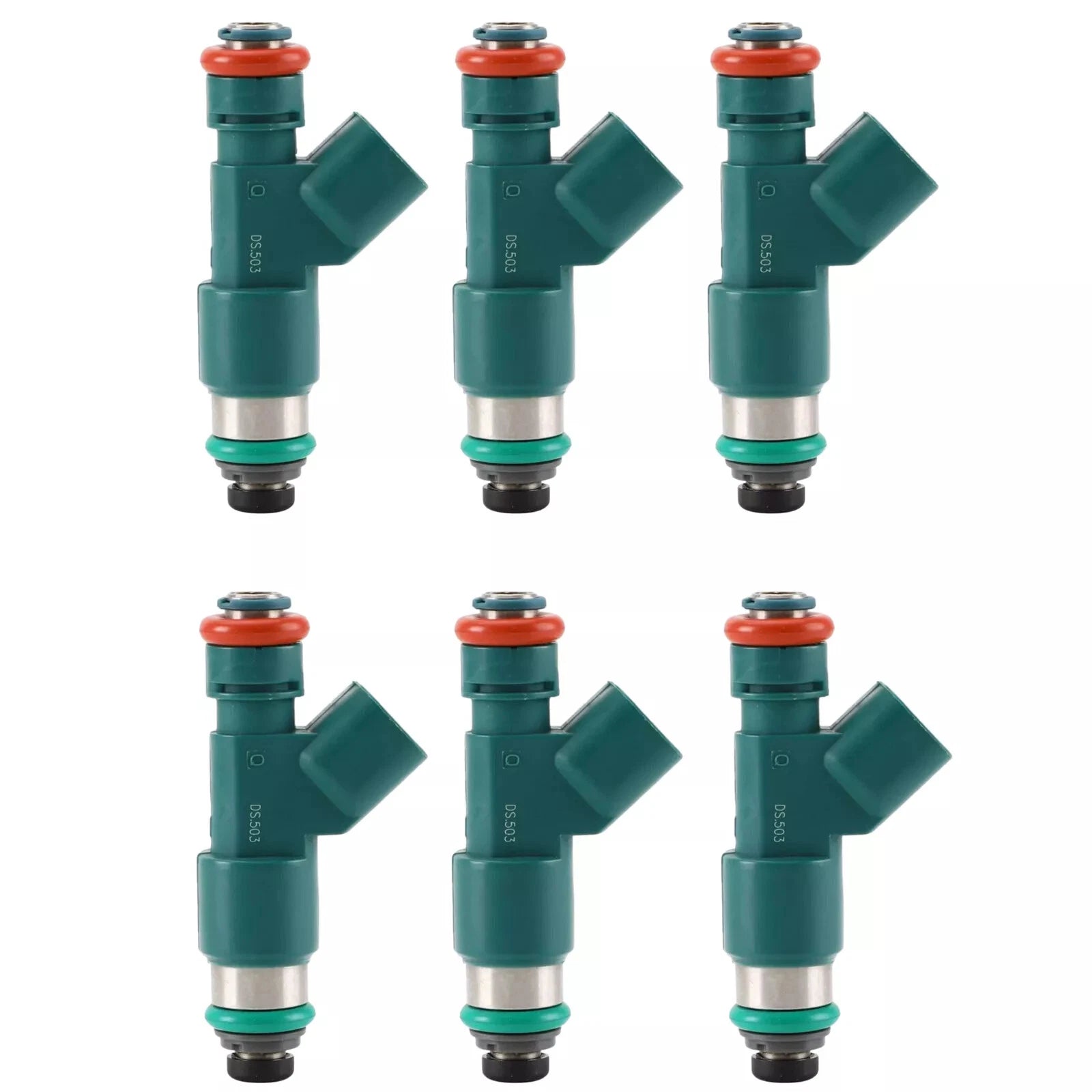 Set of 6 Denso Fuel Injectors for Volvo XC60 XC70 XC90 S80 (2008–2016) 30777501