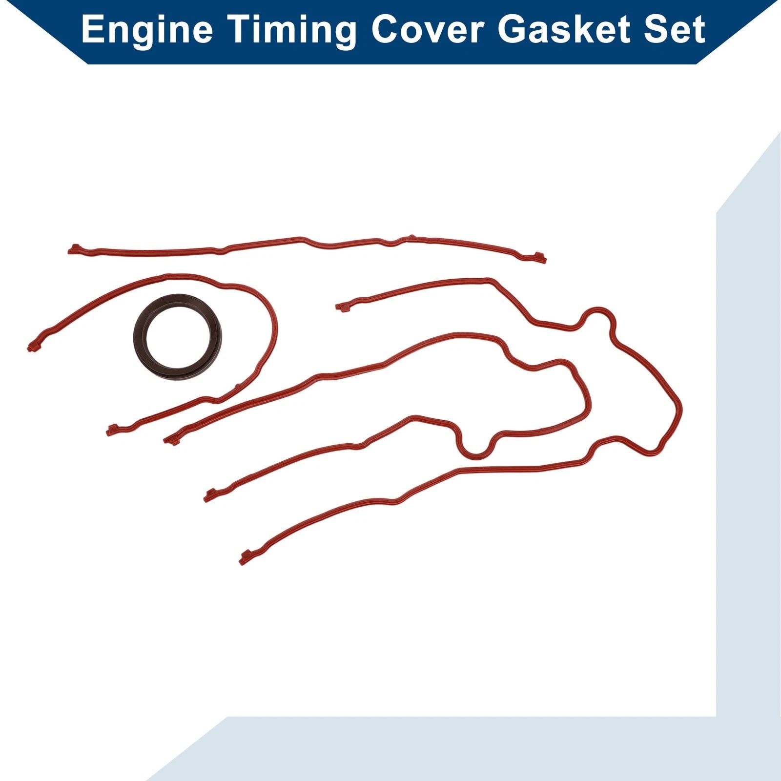 Set of 1 Engine Timing Cover Gasket JV1159 for Ford Mustang (1996–2004)