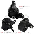 3X Engine Motor & Trans Mount for Honda Civic 2003–2005 (1.3L Hybrid)