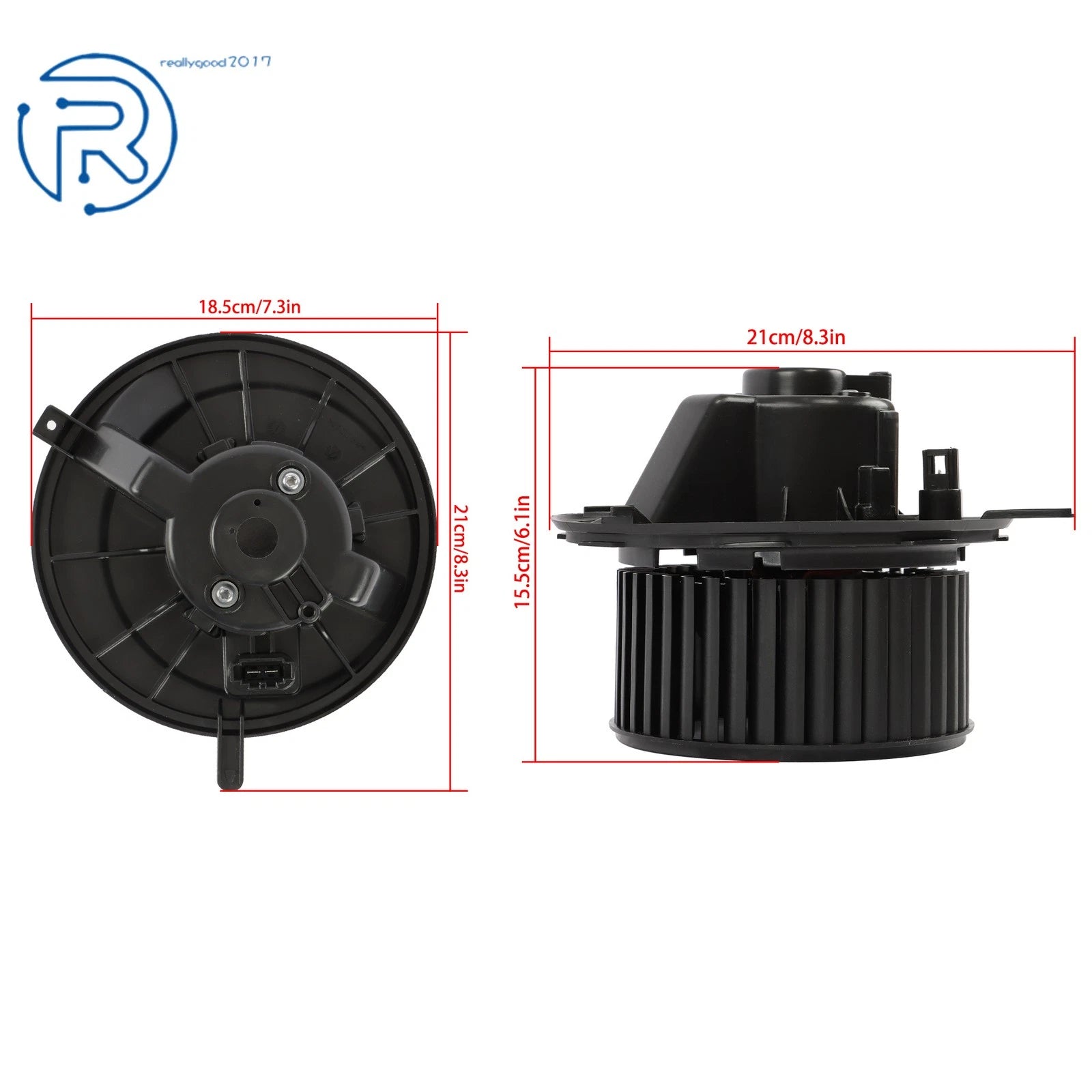 HVAC Blower Motor w/ Fan Cage for VW Jetta Passat Rabbit Tiguan Audi A3 (2005–2018)