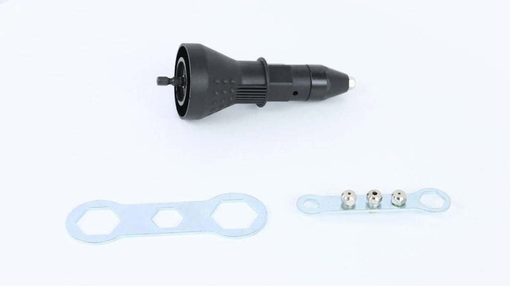 Rivet Nut Gun Adapter Insert for Cordless Power Drill Tool Kit