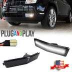 2X Smoke Lens LED Front Bumper Side Marker Light for Lincoln MKX (2007–2010)