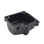 Carburetor Float Bowl Chamber for PHBG Carb 50cc (Transparent, Black Plastic)