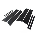 8 Pcs Bright Black Door Window Pillar Post Trim for BMW X2 F39 (2018–2021)