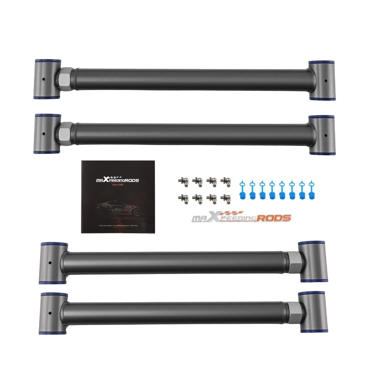 Adjustable Rear Upper & Lower Control Arms for Dodge Ram 2500 (2014–2024) 0-10"