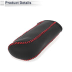 1 Pc Gear Shift Knob Cover for Nissan Tiida (2004–2012) Black Red Faux Leather