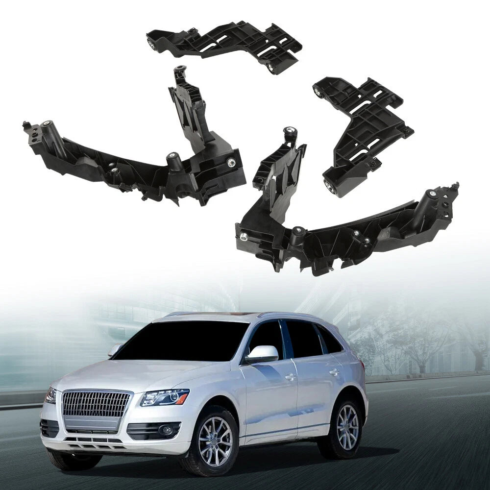 Set of 4 Front Headlight Mounting Brackets for Audi Q5 (2009–2012)