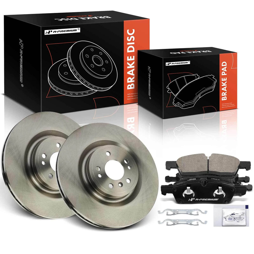 Front Disc Brake Rotors & Ceramic Pads for Mercedes-Benz ML350 (2012–2015)