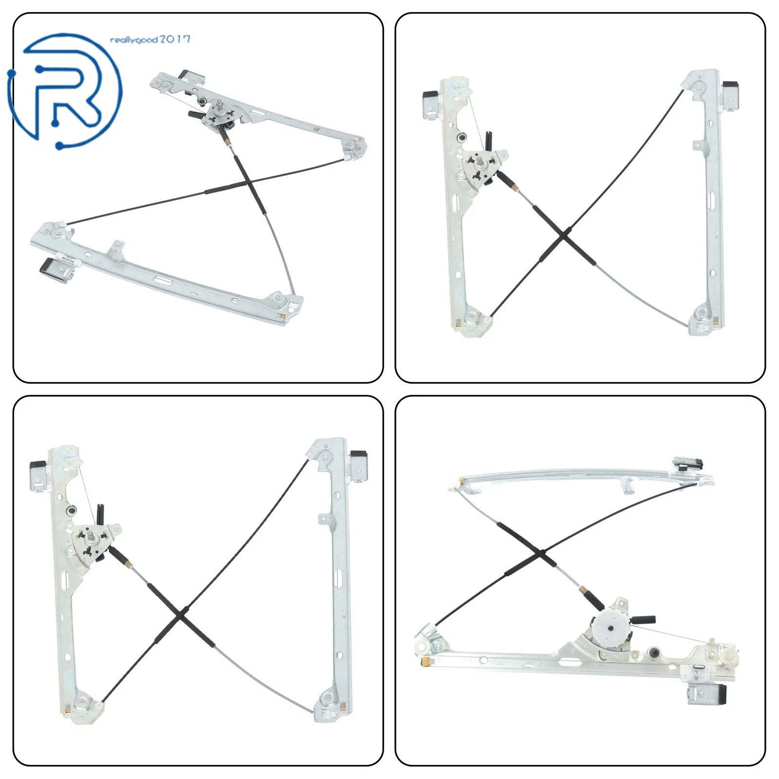 Set of 2 Manual Window Regulators for GMC Sierra 1500 (1999-2007)