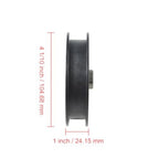 Flat Idler Pulley for Toro Exmark Lawn Mowers (38 Inner Diameter)